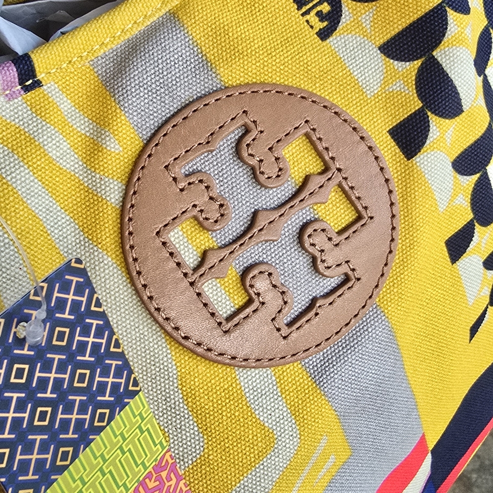 Tory Burch Multicolor Patchwork Tote - image 2
